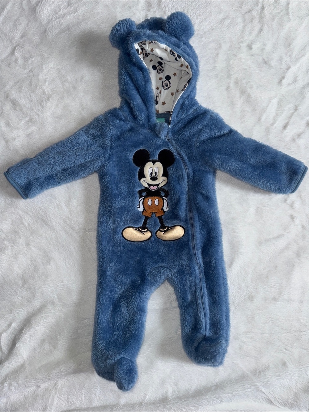Baby Mickey Mouse fluffy one piece